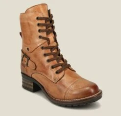 Crave Combat Boot -Fashion Shoe Store 16023 CARAMEL l
