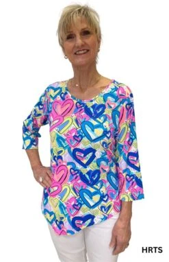 Asymetrical Top -Fashion Shoe Store 19775 HRTS l