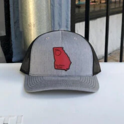 Georgia State Peach Hat -Fashion Shoe Store 27618 REDLEATHER l