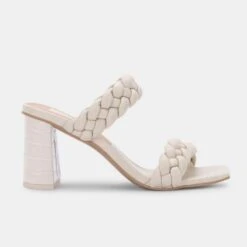 Dolce Vita Paily Heels -Fashion Shoe Store 28047 IVORY l