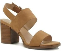Chunky Block Heel -Fashion Shoe Store 28143 COFFEENBK l