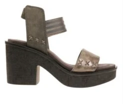 Clue- 3 Wedge -Fashion Shoe Store 28236 211PEWTER l