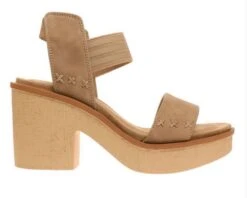 Clue- 3 Wedge -Fashion Shoe Store 28236 734TAUPE l