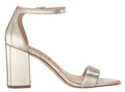 Sam Edelman Daniella Block Heel -Fashion Shoe Store 28378 GOLD l
