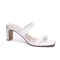 Yanti Slide Sandal -Fashion Shoe Store 28688 WHITE l