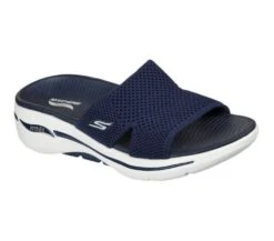 Skechers Go Walk Arch Fit - Worthy -Fashion Shoe Store 30123 NVY l