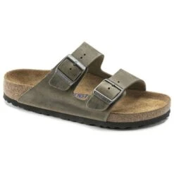 Birkenstock Arizona Faded Khaki Softbed