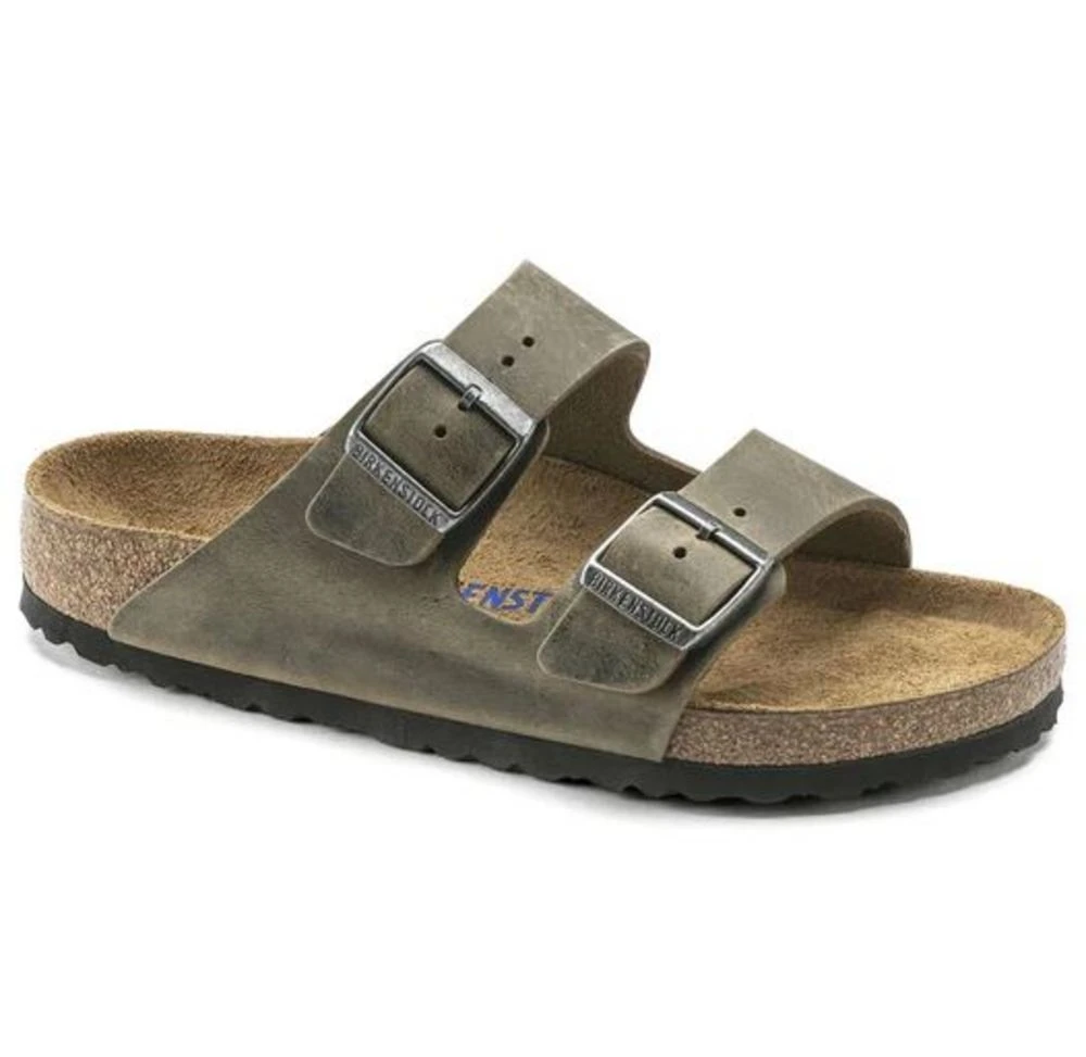 Birkenstock Arizona Faded Khaki Softbed 1 Birkenstock Arizona Faded Khaki Softbed