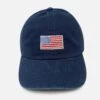 American Flag Embroidered Patch Cap