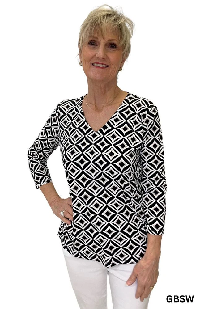 3/4 Sleeve Top 2 3/4 Sleeve Top - Image 2