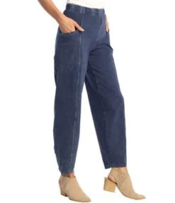 Mineral Washed Pants -Fashion Shoe Store 31948 DENIM l