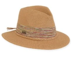 Braided Fedora -Fashion Shoe Store 32234 TAN l