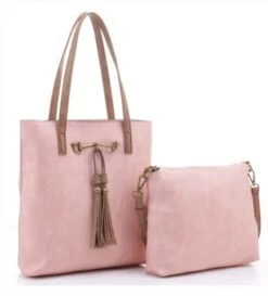 Two In One Tote -Fashion Shoe Store 32312 ROSE l