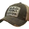 ` Bad Mom's Club ` Distressed Trucker Cap