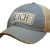 ` Beach Girl ` Distressed Trucker Cap