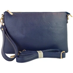 Clutch -Fashion Shoe Store 33020 NAVY l